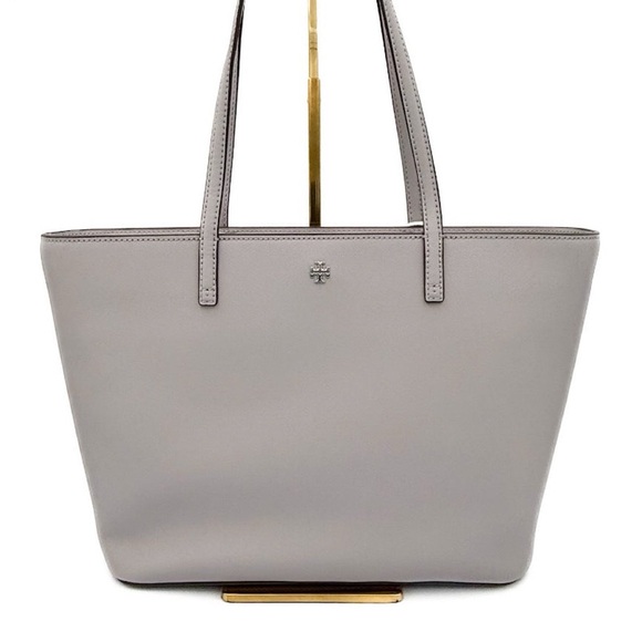 Tory Burch Handbags - HP 3.28!! NWT Tory Burch Small Leather Tote with Crossbody Strap in Bay Gray